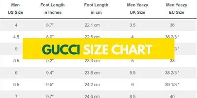 gucci itilian shoe size chart mens|gucci shoe size chart youth.